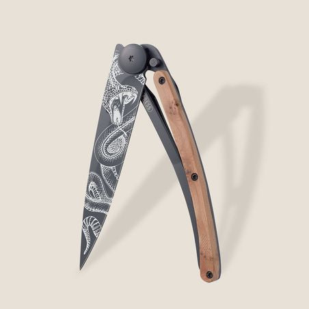 Snake Knife, juniper wood 37g