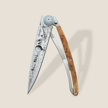Golf Knife, Juniper Wood 37g