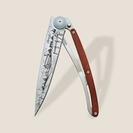 Farmer Knife, Coral Wood 37g
