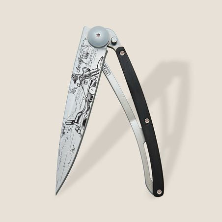 Easy Rider Knife, Ebony Wood 37g