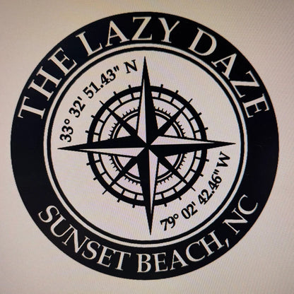 Lowcountry Tide Clock Custom Order 12"
