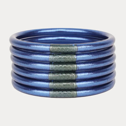 BuDhaGirl Marine All Weather Bangles (Set of 6) -Medium