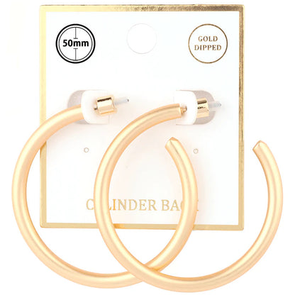 Hoops- Gold Dipped