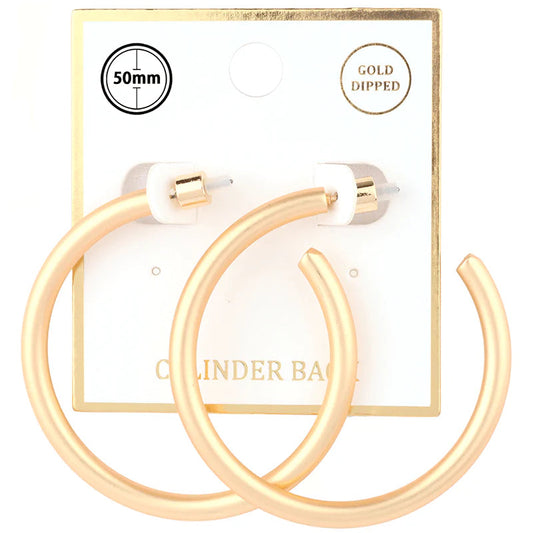 Hoops- Gold Dipped