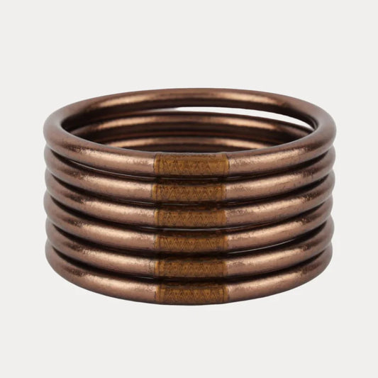 BuDha Girl Meteorite Bangles-Serenity Prayer-Set of 6
