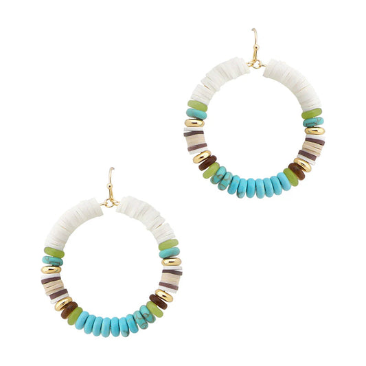 Island Vibes Beaded Earring