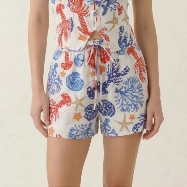 Lobster & Lace Shorts