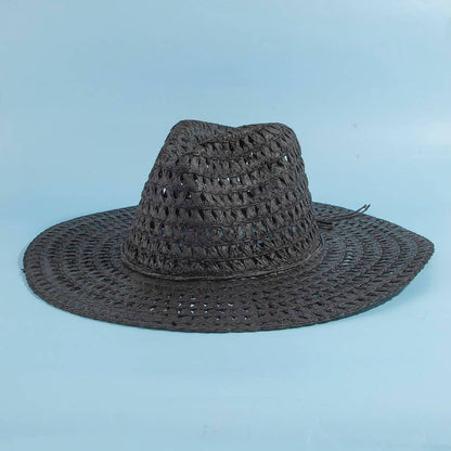 Straw Braid Floppy Sun Hat