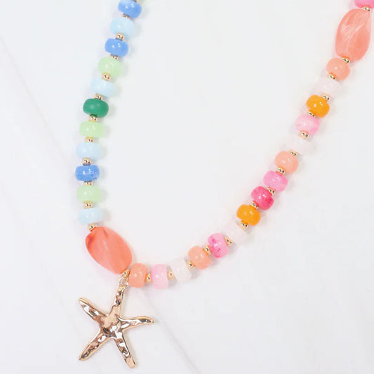 Beaded Starfish Necklace