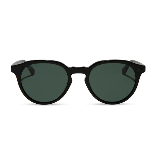 DIFF- Beth- Night Sky Black Silver w/ G15 Polarized Sunglasses