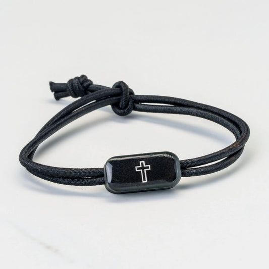 Tap To Pray® Survivor Series Tactical Bracelet-Onyx