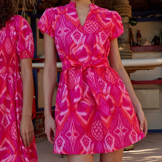 Prissa Ikat Orela Shift Mini Dress