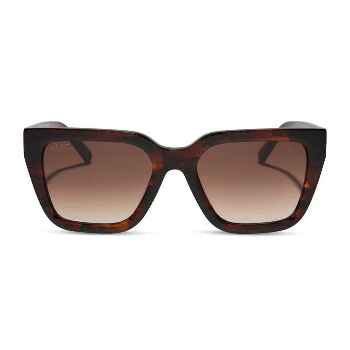 DIFF- Amara- Sequoia Tortoise Brown Gradient Sunglasses