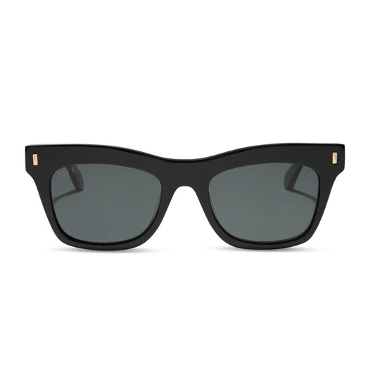 DIFF- Bradley- Black Grey Polarized Sunglasses
