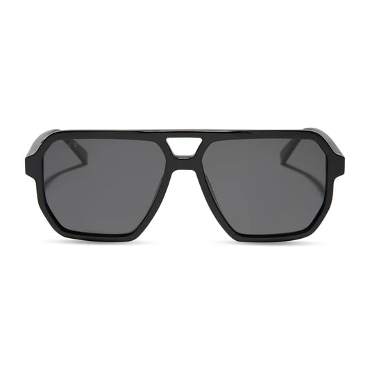 DIFF- Cameron- Black Grey Polarized Sunglasses