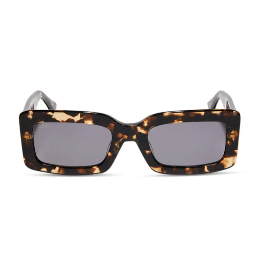 DIFF- Indy- Espresso Tortoise Grey Sunglasses