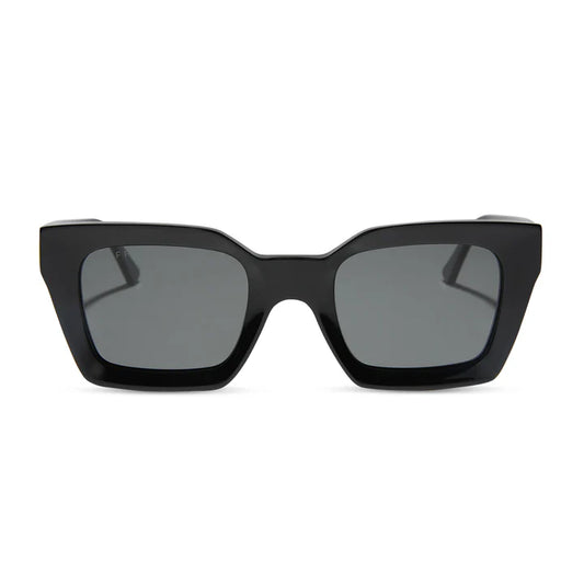 DIFF- Greer- Black Grey Polarized Sunglasses