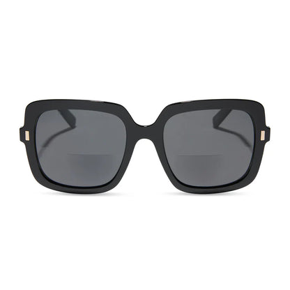 DIFF- Sandy- Black Grey Sunglass Bifocal Readers 1.5