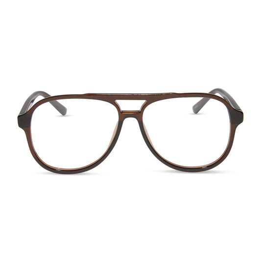 DIFF- Tatum- Whiskey Crystal Blue Light Readers- 2.0