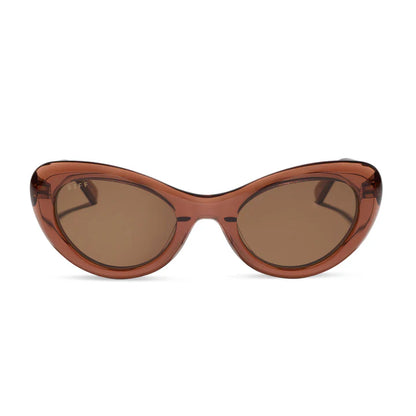 DIFF- Zaria- Café Ole Brown Sunglasses