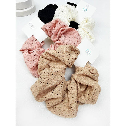 Eyelet Lace Scrunchies