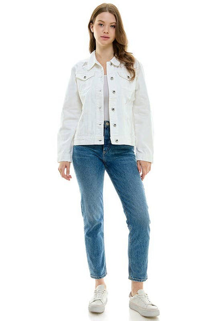 Denim Jacket - White