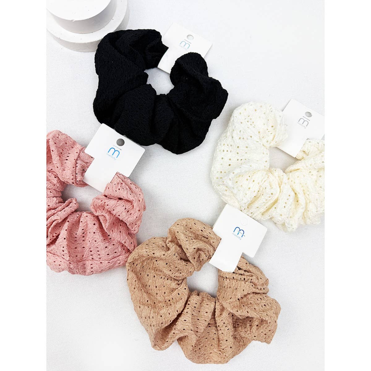 Eyelet Lace Scrunchies