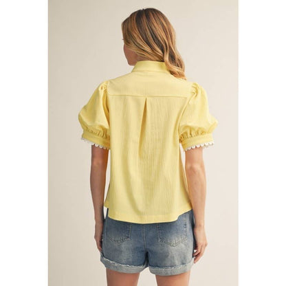 Sunshine Scallop Top