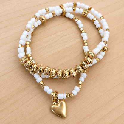 Ocean Breeze Heart Bracelet