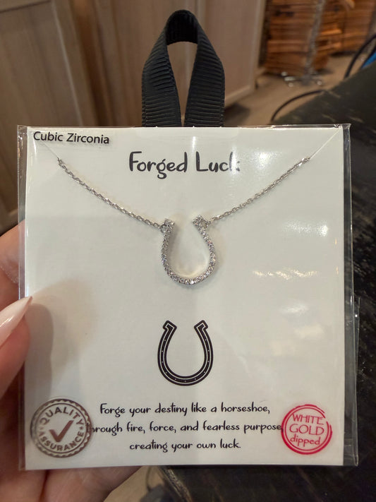 Forged Luck Gold Dipped Necklace