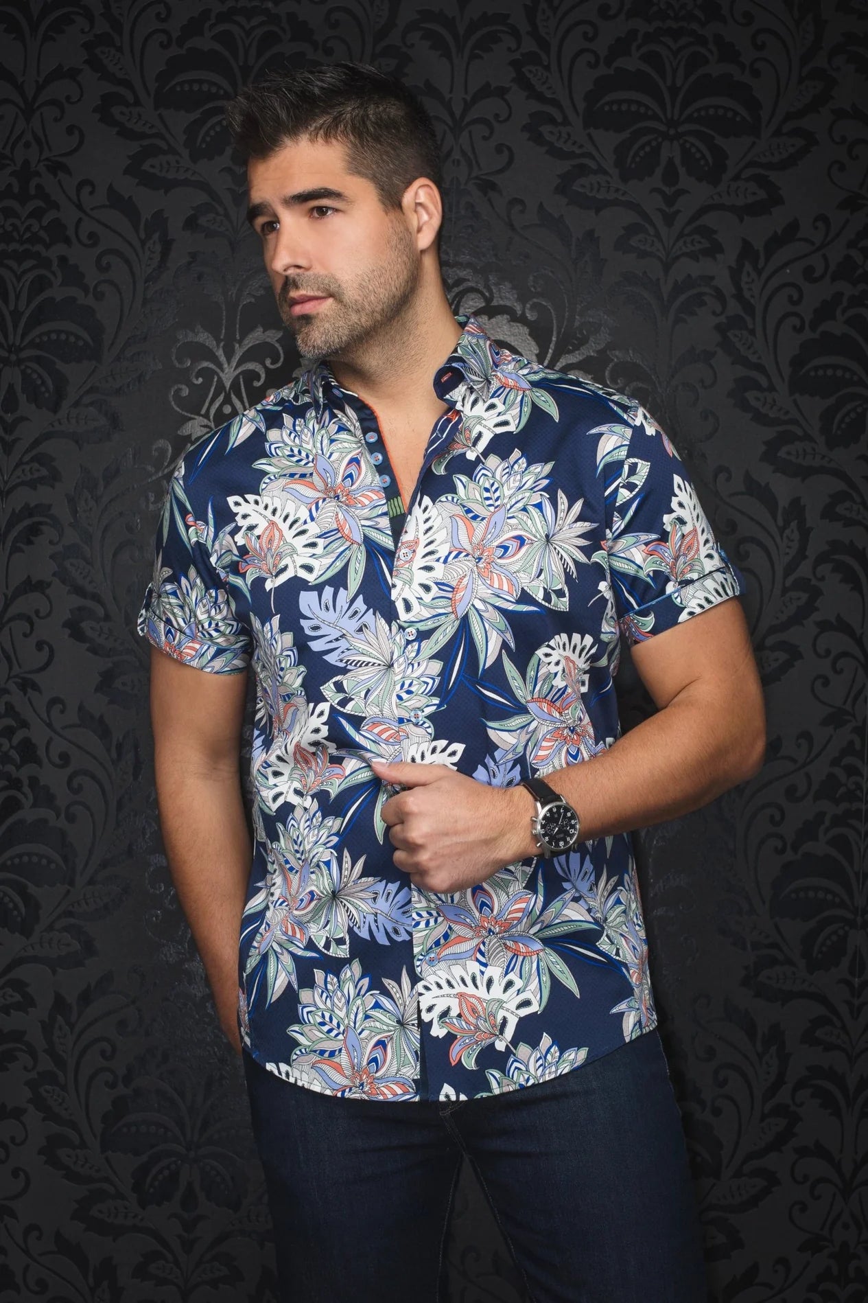 CORRADO- Navy- by Au Noir