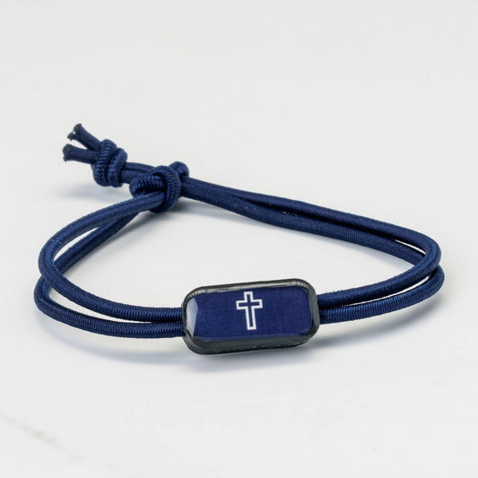 Tap To Pray® Survivor Series Tactical Bracelet-Navy
