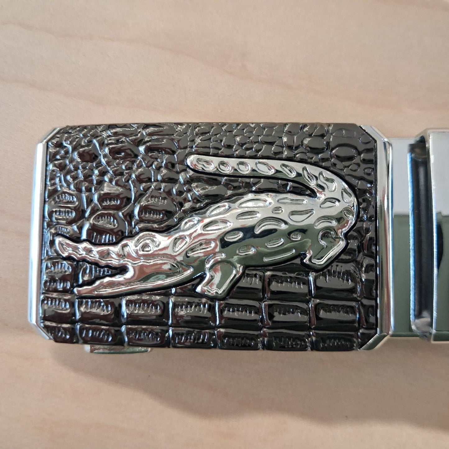 The Midnight Gator Statement Belt for Men