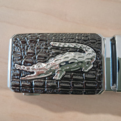 The Midnight Gator Statement Belt for Men