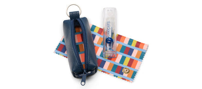Key Ring Cleaning Kit- Navy- by Peepers