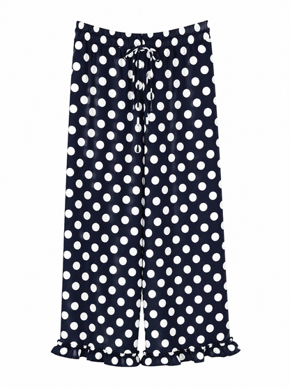 Pokadot Ruffle Pant