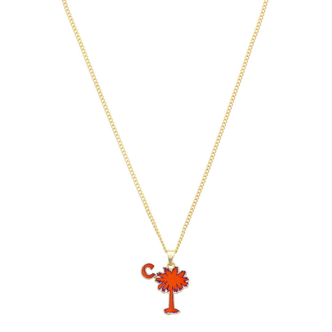 Clemson Tigers Enamel Icon Necklace