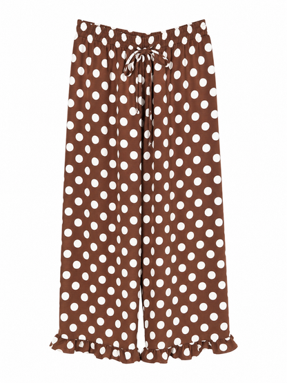 Pokadot Ruffle Pant