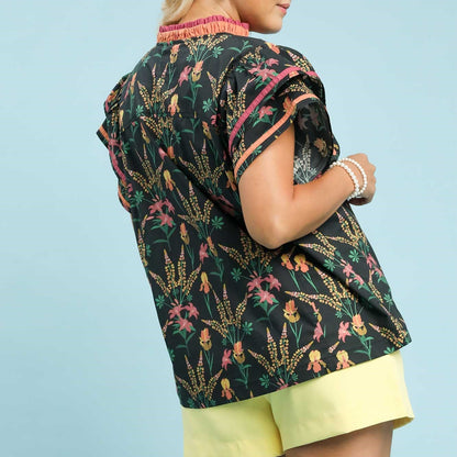 Midnight Meadow Blouse by Umgee