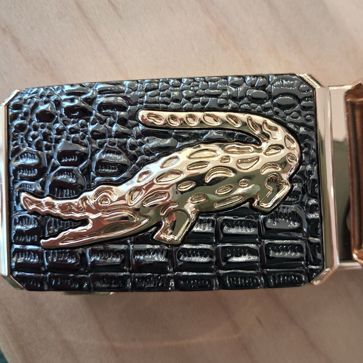 The Midnight Gator Statement Belt for Men