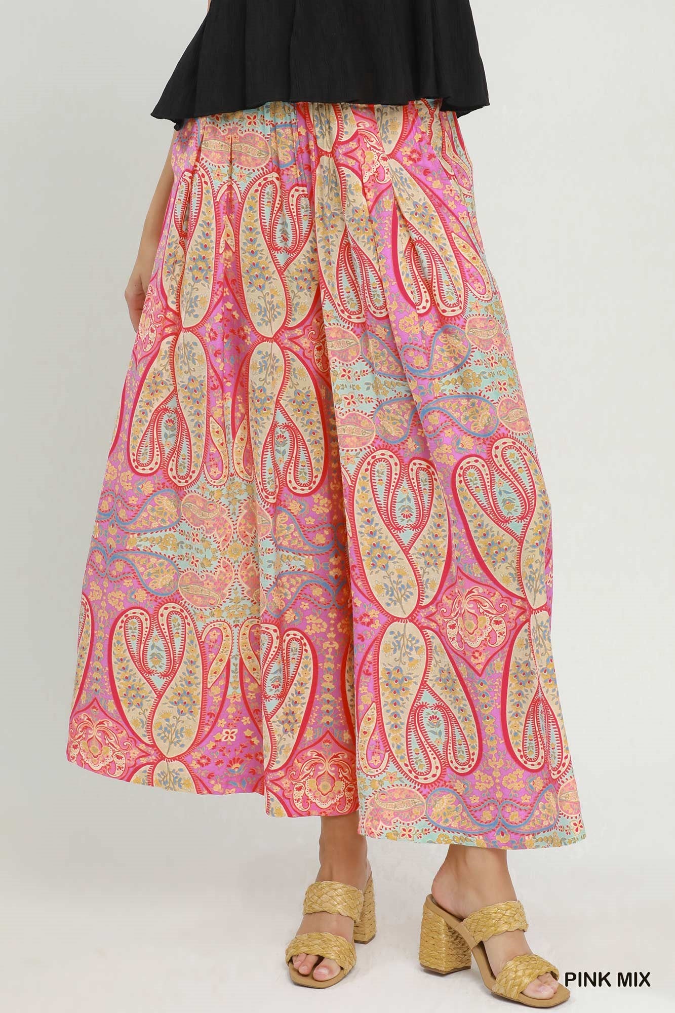 Pink Paradise Palazzo Pants by Umgee