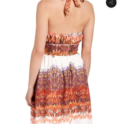 Abstract Halter Dress by Aryeh
