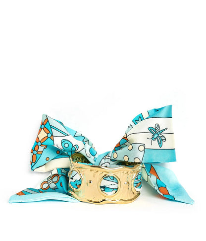 Scarf cuff bracelet