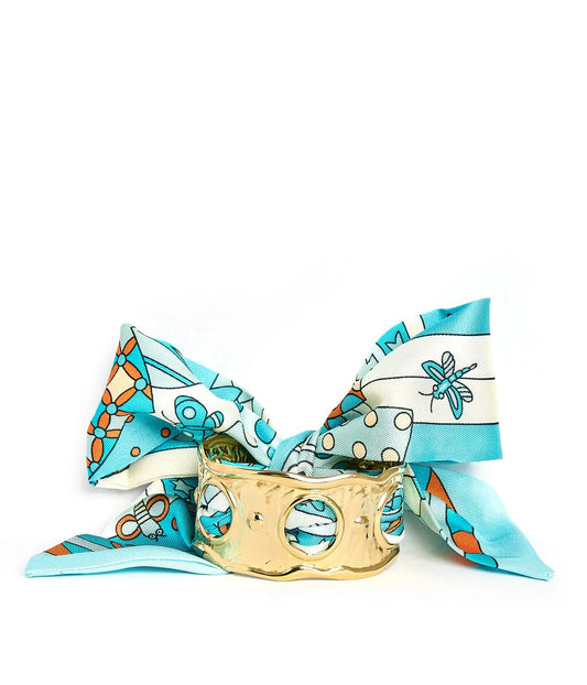 Scarf cuff bracelet