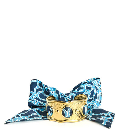 Scarf cuff bracelet