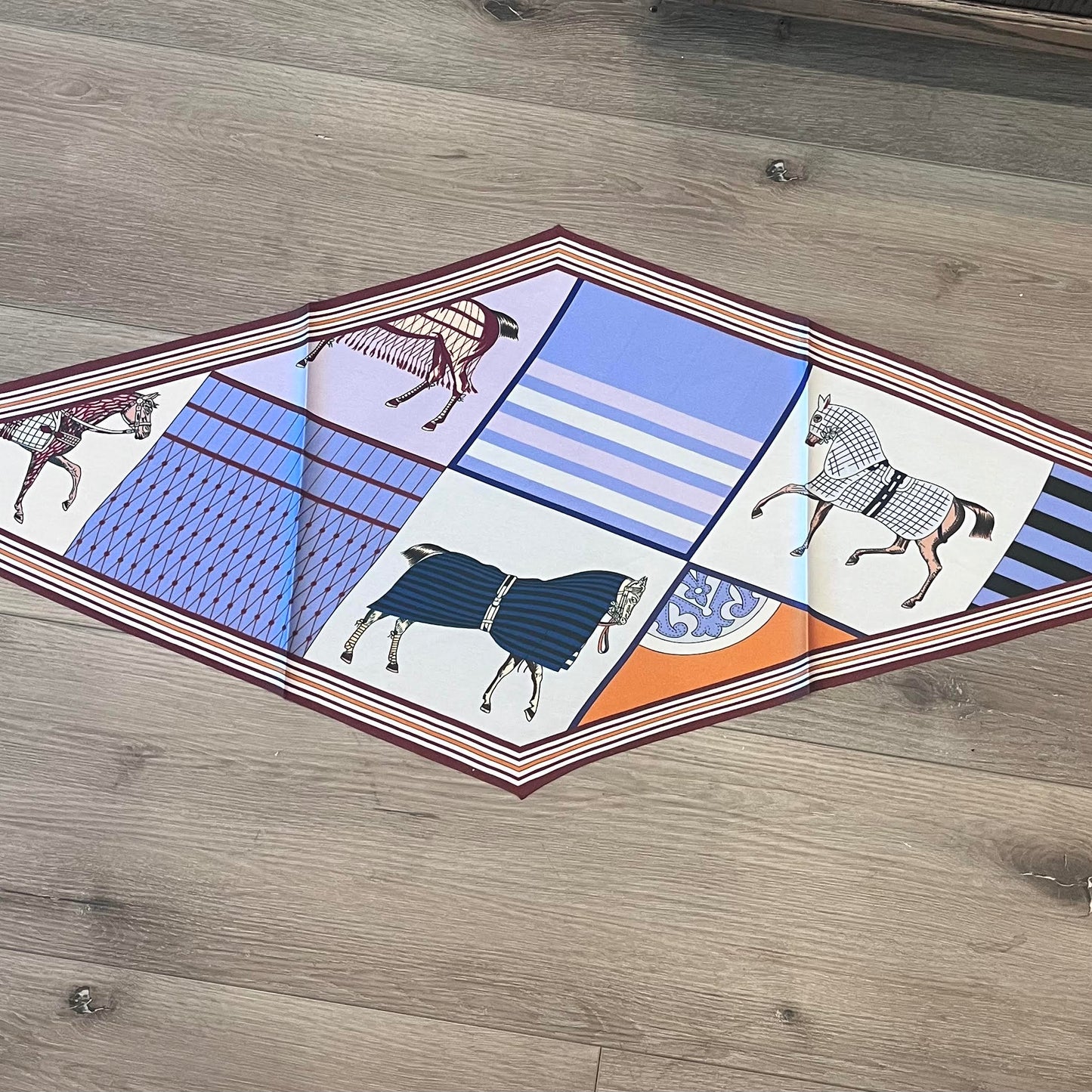 Regal Horse Print Scarf