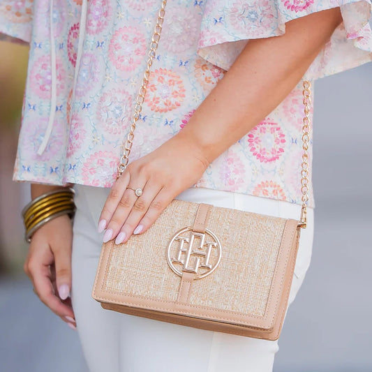 Cecilia Circle Logo Handbag
