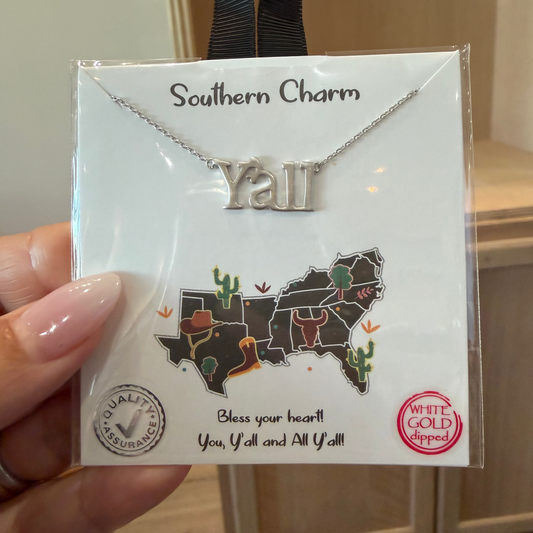 Southern Charm Y'all Necklace
